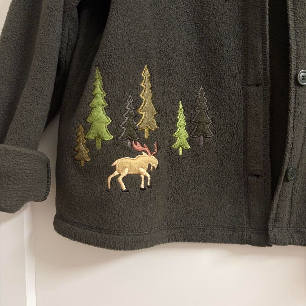 Croft-barrow Women's Green and Khaki Cardigan - Picture 2 of 5